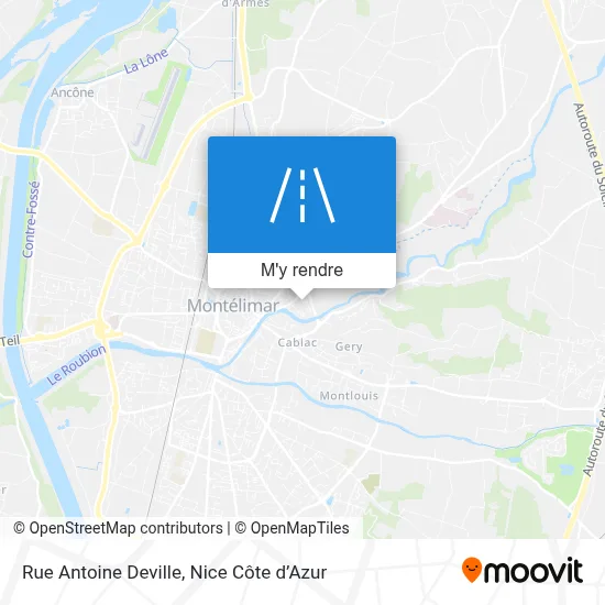 Rue Antoine Deville plan