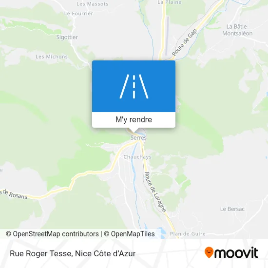 Rue Roger Tesse plan