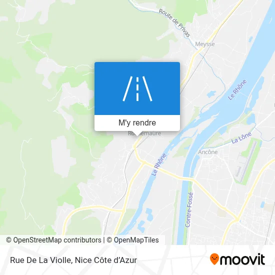 Rue De La Violle plan