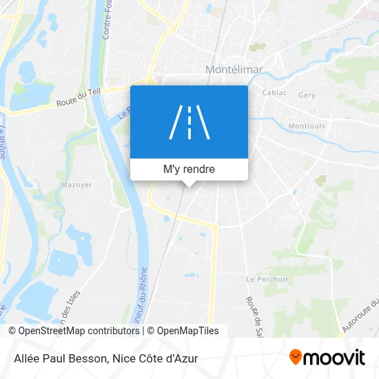 Allée Paul Besson plan