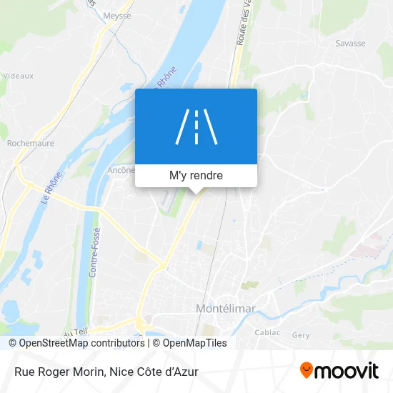Rue Roger Morin plan