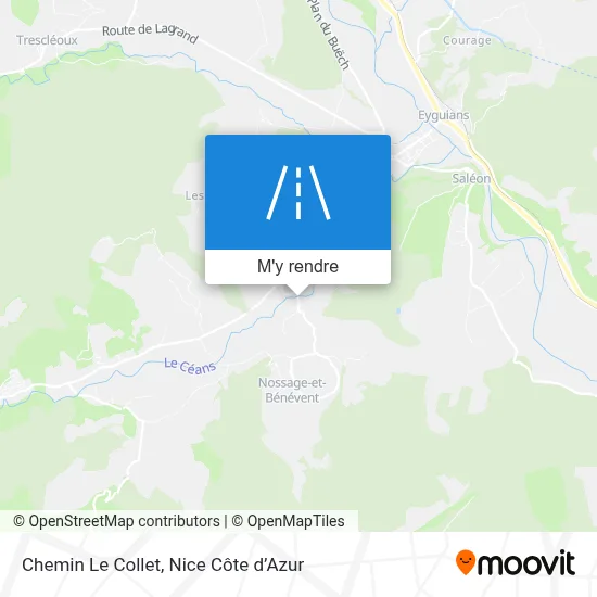 Chemin Le Collet plan