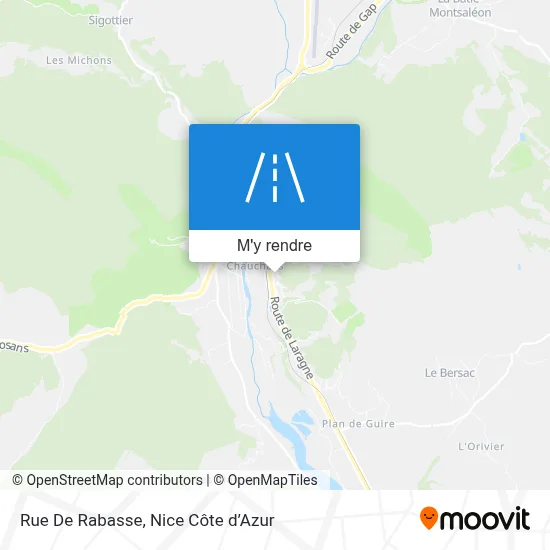 Rue De Rabasse plan