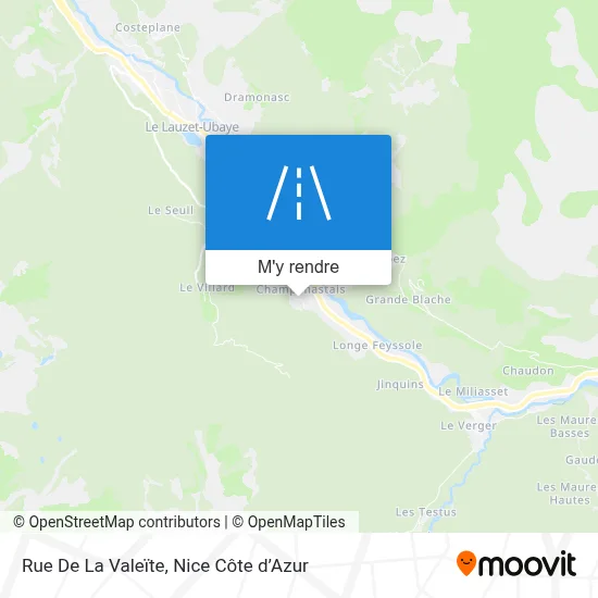 Rue De La Valeïte plan