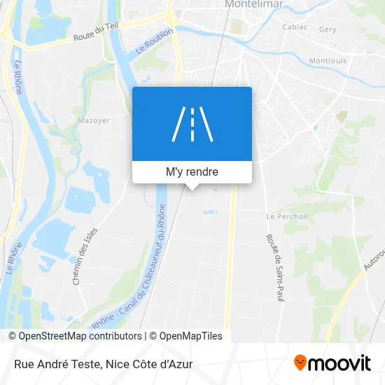Rue André Teste plan