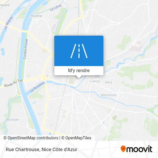 Rue Chartrouse plan