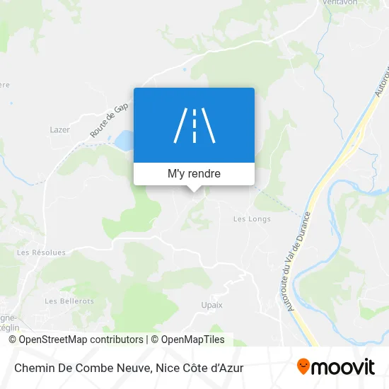 Chemin De Combe Neuve plan