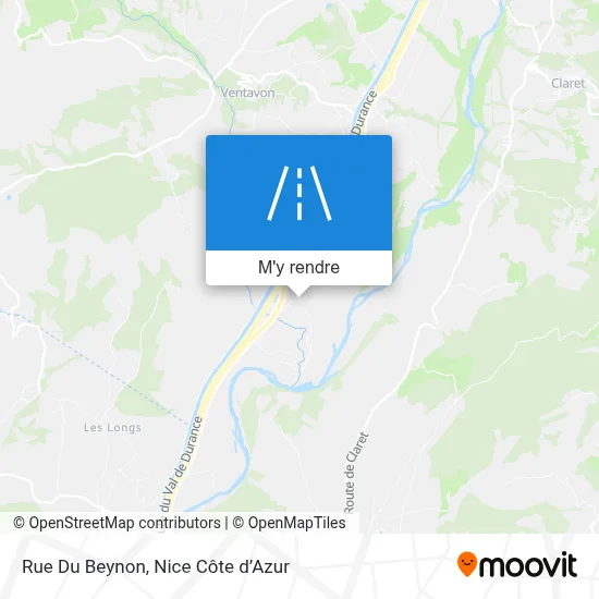 Rue Du Beynon plan