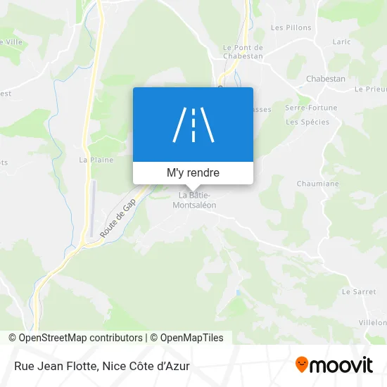 Rue Jean Flotte plan