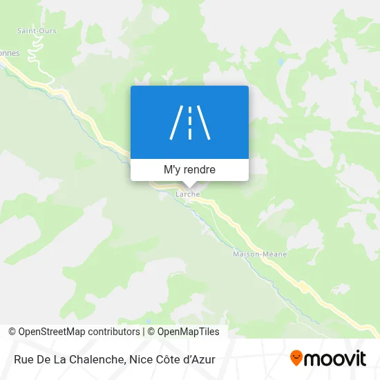 Rue De La Chalenche plan