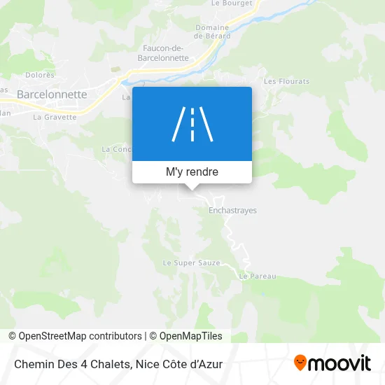 Chemin Des 4 Chalets plan