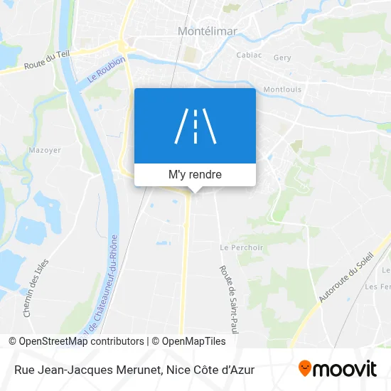 Rue Jean-Jacques Merunet plan