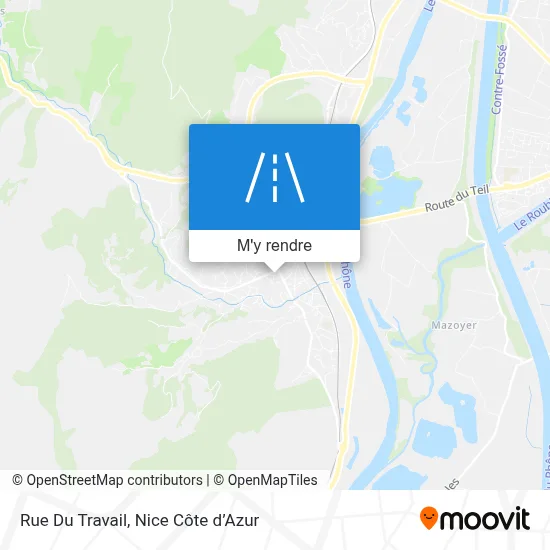 Rue Du Travail plan