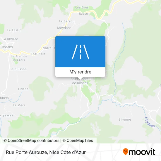 Rue Porte Aurouze plan