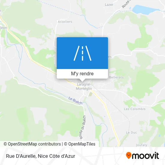 Rue D'Aurelle plan