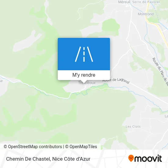 Chemin De Chastel plan