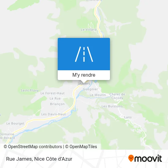 Rue James plan