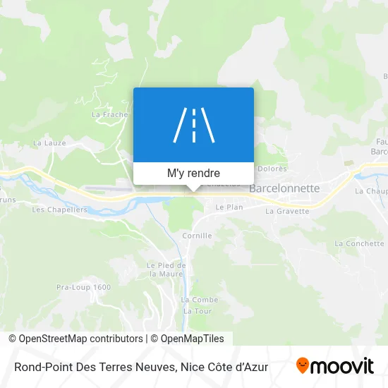 Rond-Point Des Terres Neuves plan