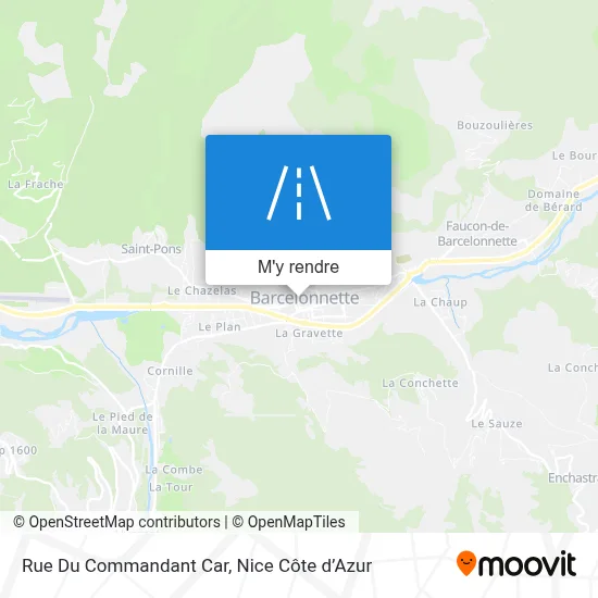 Rue Du Commandant Car plan