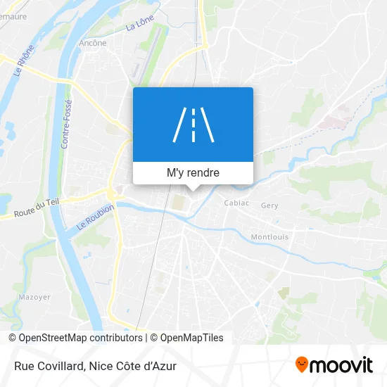 Rue Covillard plan