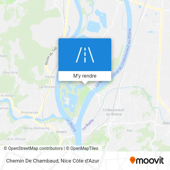 Chemin De Chambaud plan