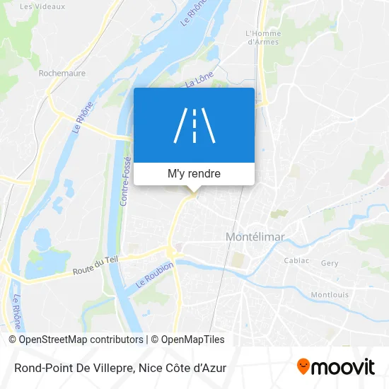 Rond-Point De Villepre plan