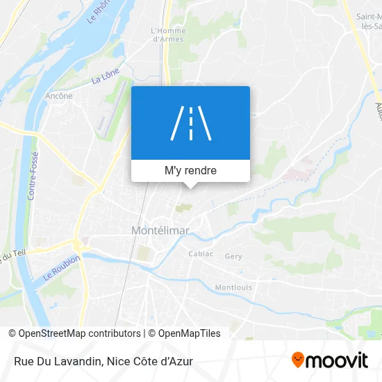Rue Du Lavandin plan