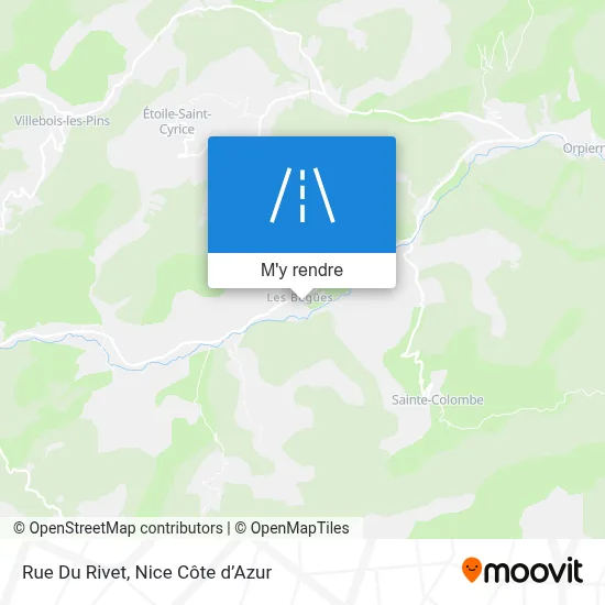 Rue Du Rivet plan