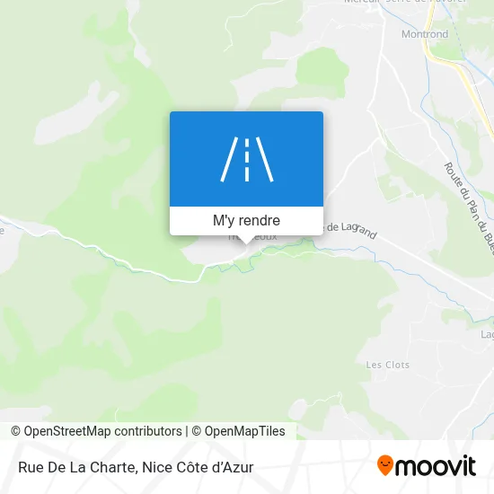 Rue De La Charte plan
