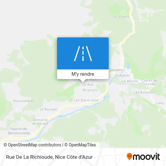 Rue De La Richioude plan