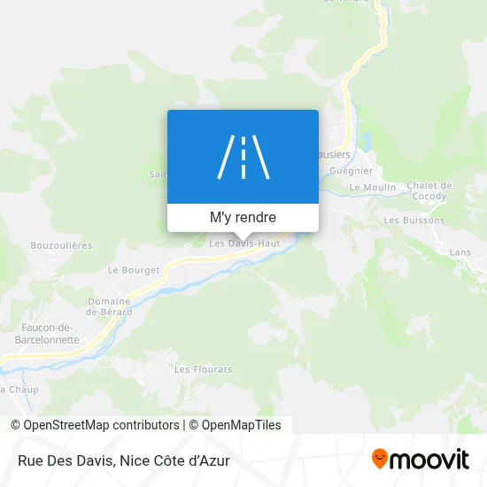 Rue Des Davis plan