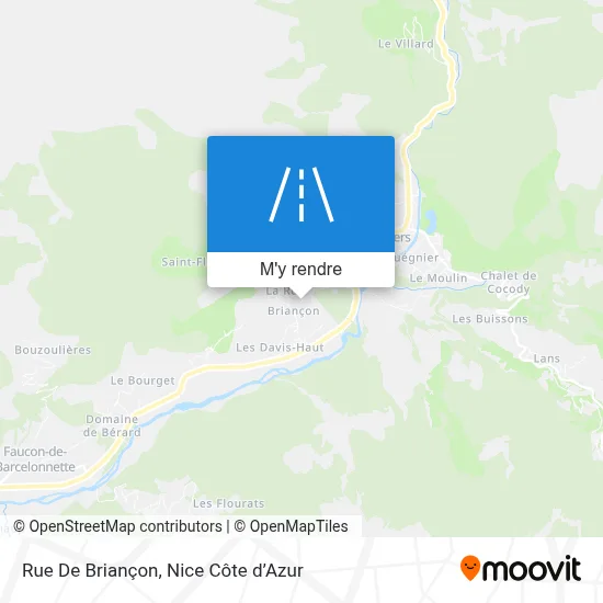 Rue De Briançon plan