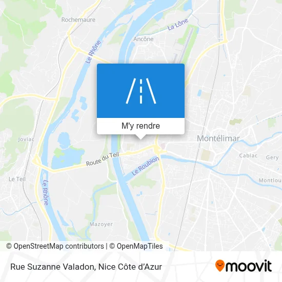 Rue Suzanne Valadon plan
