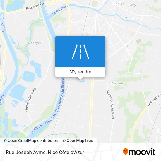 Rue Joseph Ayme plan