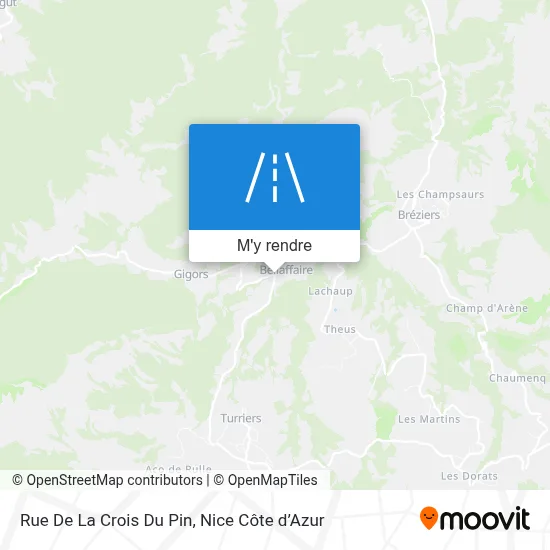 Rue De La Crois Du Pin plan