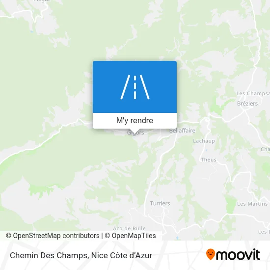Chemin Des Champs plan