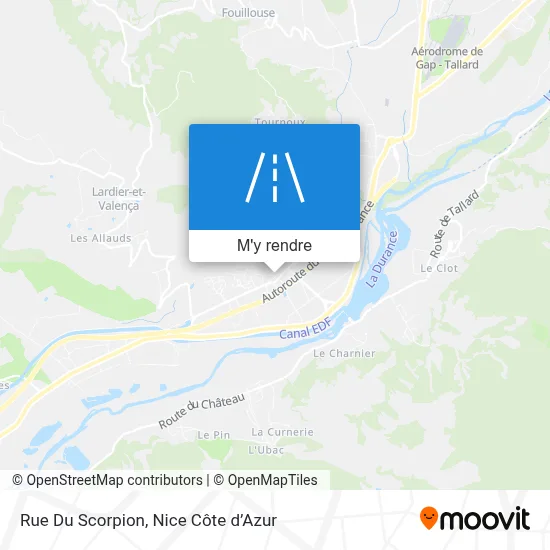 Rue Du Scorpion plan