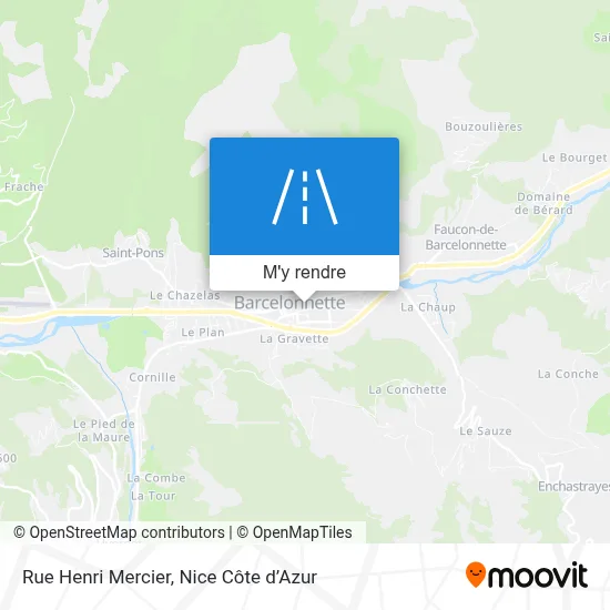 Rue Henri Mercier plan