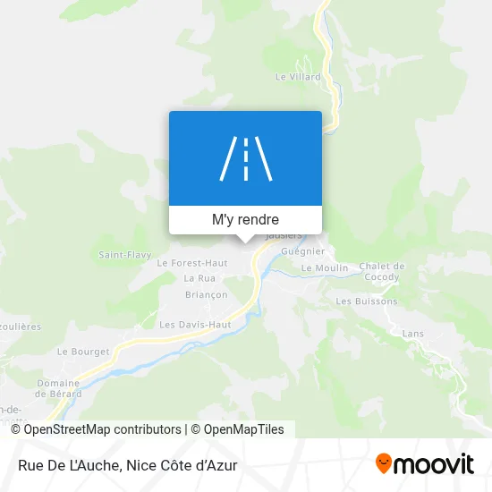 Rue De L'Auche plan