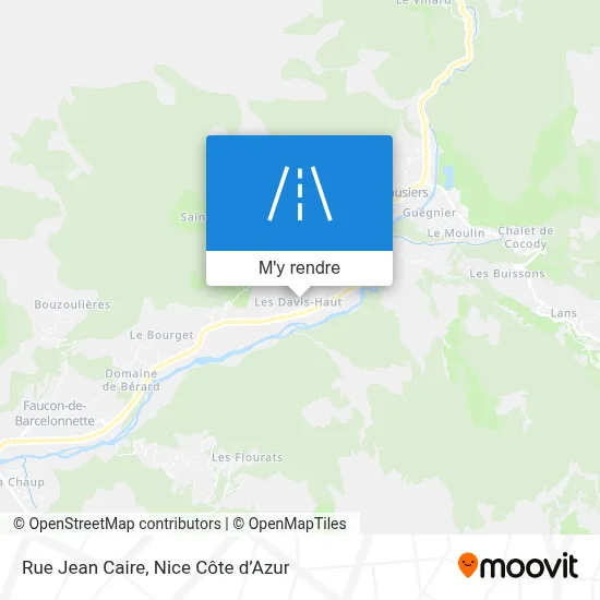 Rue Jean Caire plan