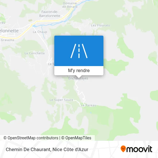 Chemin De Chaurant plan