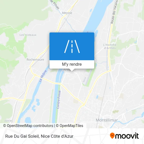 Rue Du Gai Soleil plan