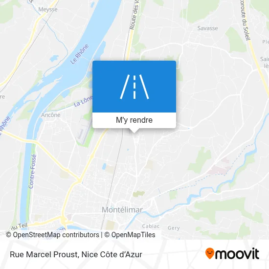 Rue Marcel Proust plan