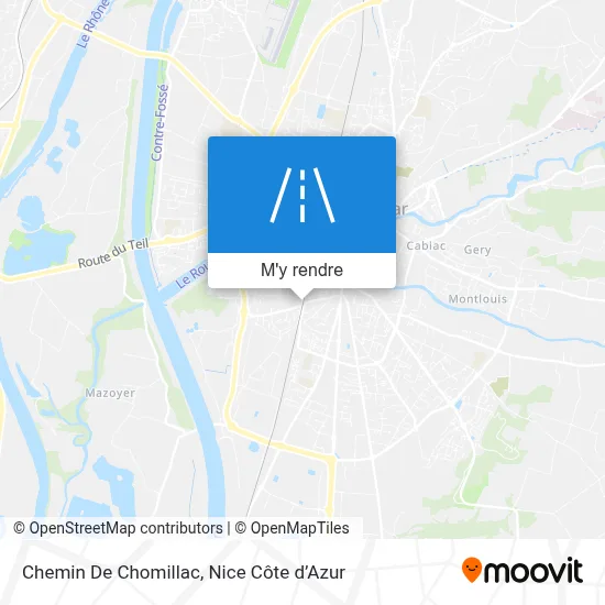 Chemin De Chomillac plan