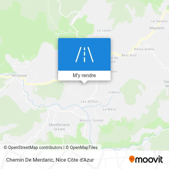 Chemin De Merdaric plan