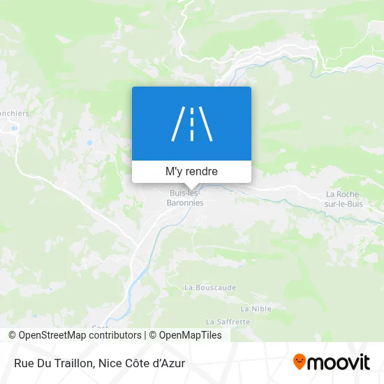 Rue Du Traillon plan