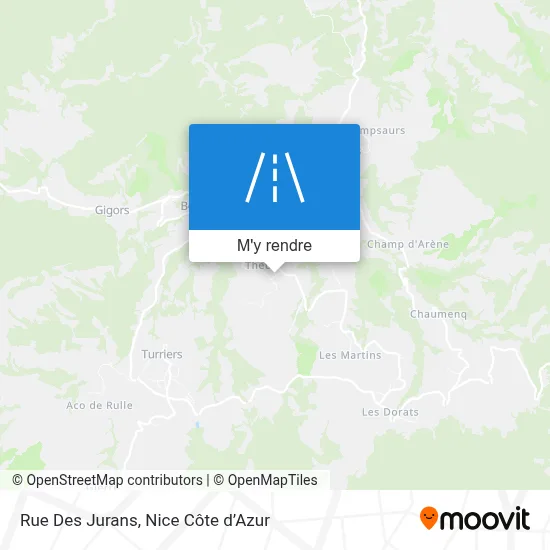 Rue Des Jurans plan