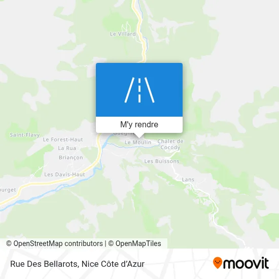 Rue Des Bellarots plan
