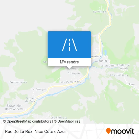 Rue De La Rua plan