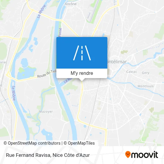 Rue Fernand Ravisa plan